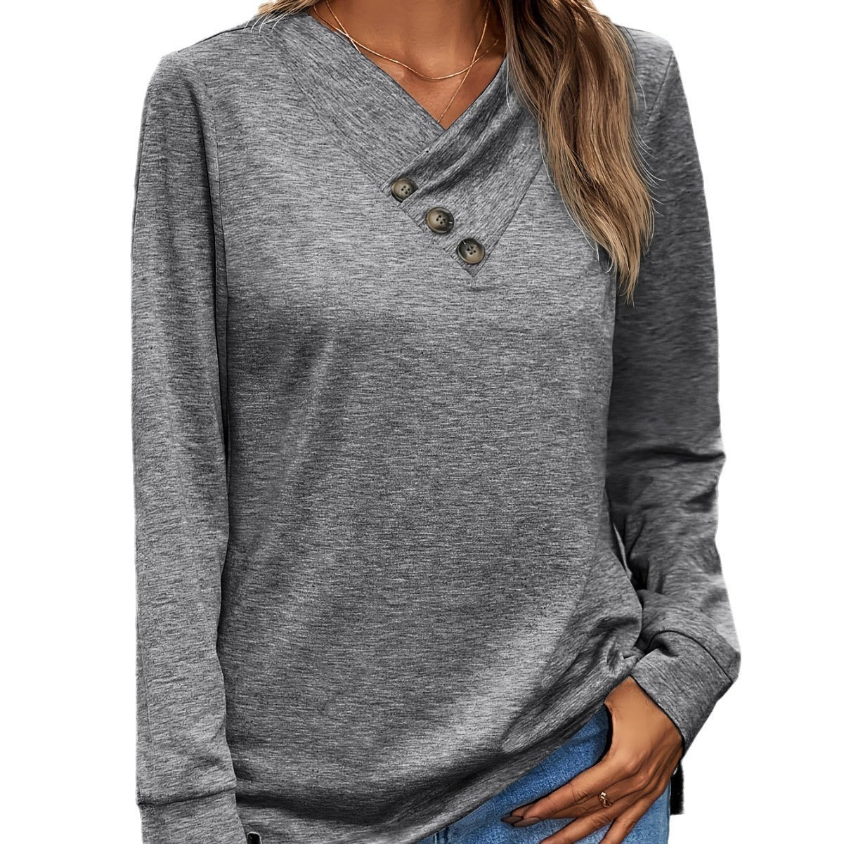 V-neck Breeze – Le Pull Élégant Tout Terrain