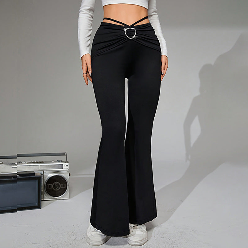 Buckle Vibe – Le Pantalon Glam à Boucle Signature
