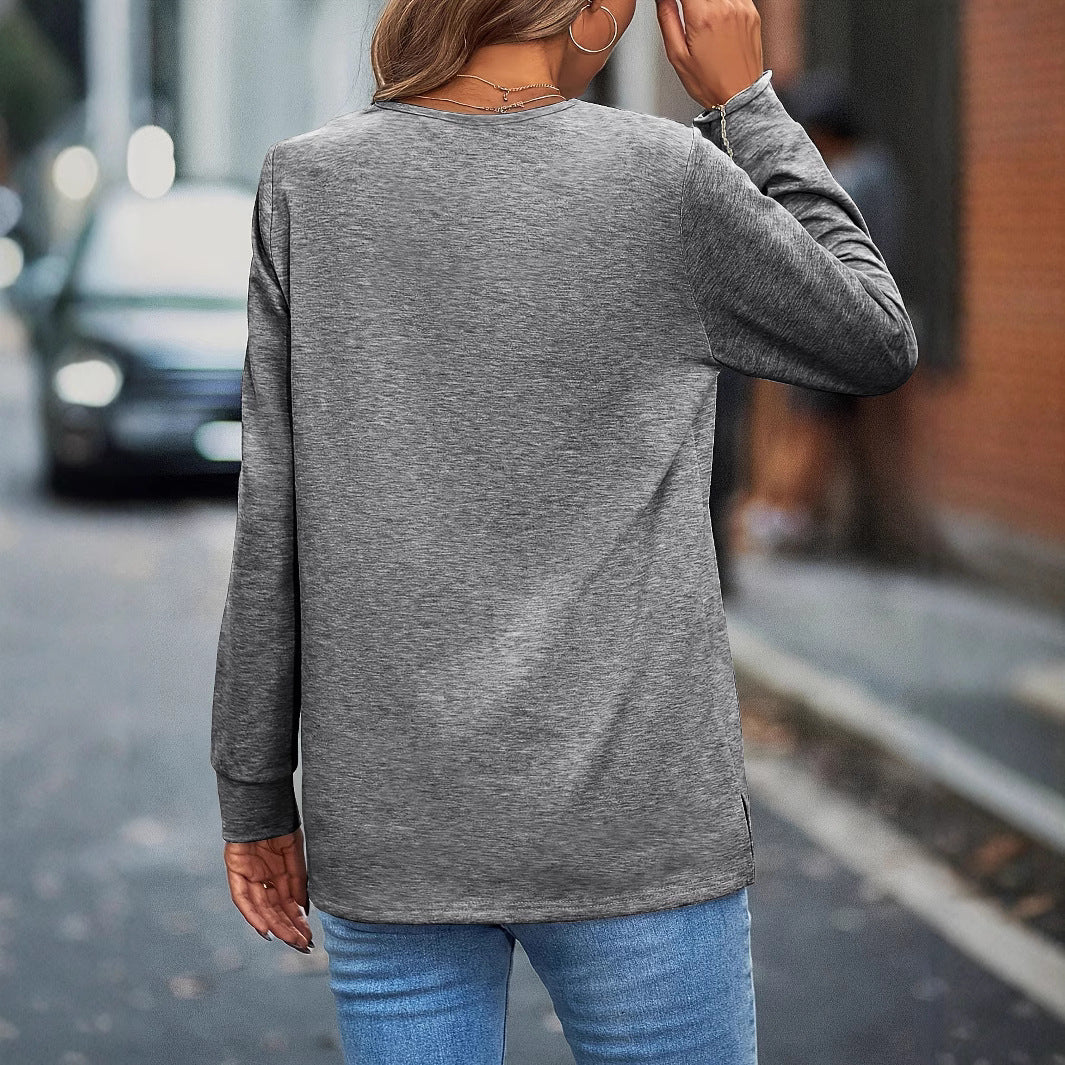 V-neck Breeze – Le Pull Élégant Tout Terrain