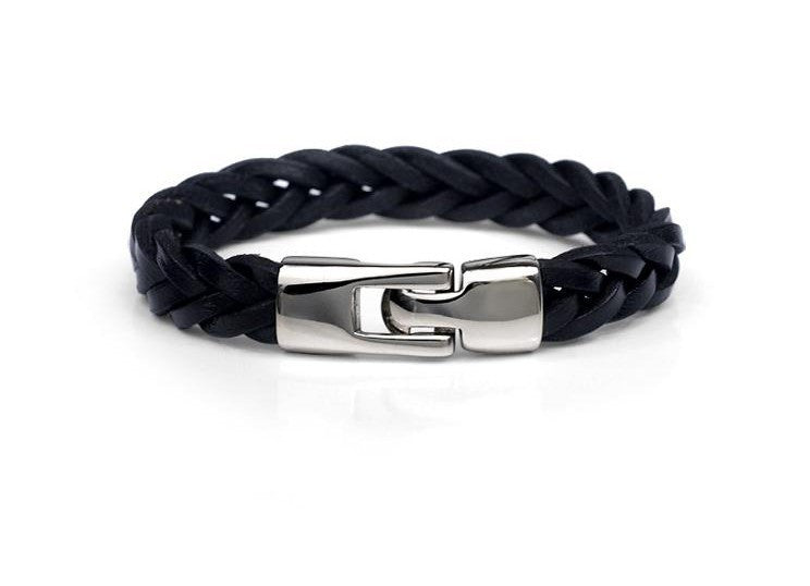 Vintage Hand-Woven – Le Bracelet Cuir Tressé à l’Âme Authentique