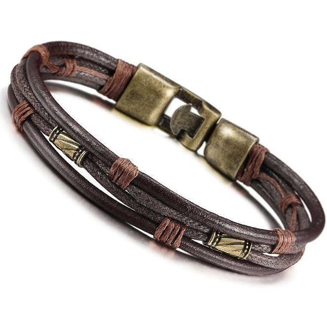 Retro Men – Le Bracelet Cuir & Caractère