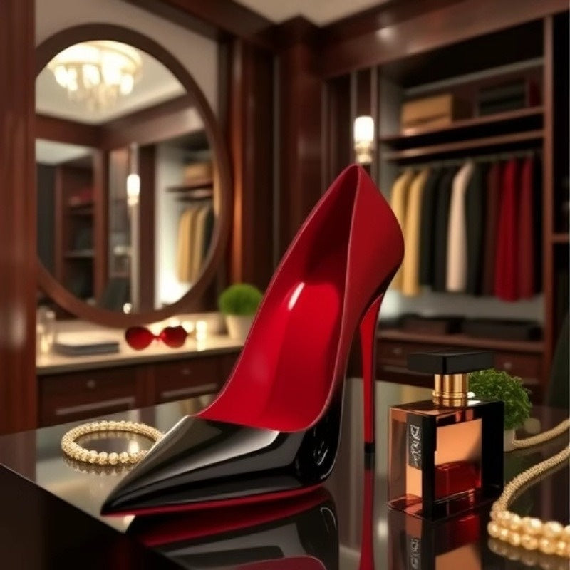Stiletto – Iconic Red Sole Heels for a Confident Step