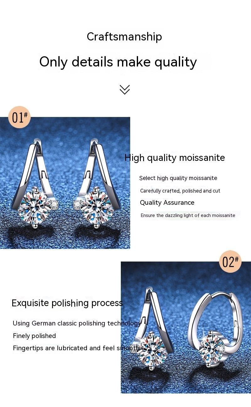 Silver Moissanite S925