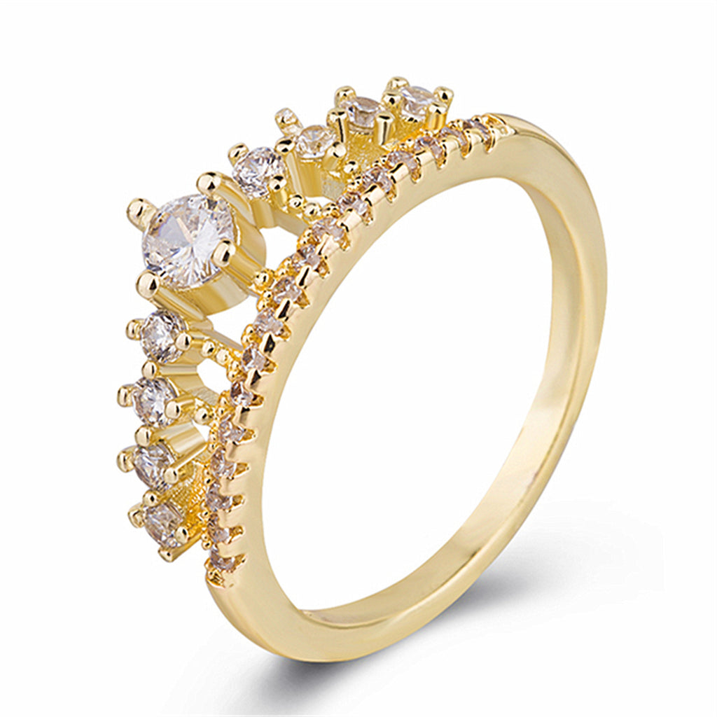 Anillo de corona microengastada: elegancia real a tu alcance