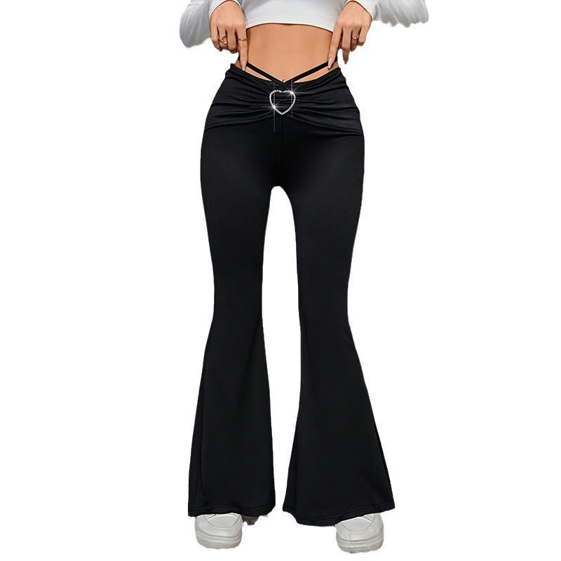 Buckle Vibe – Le Pantalon Glam à Boucle Signature