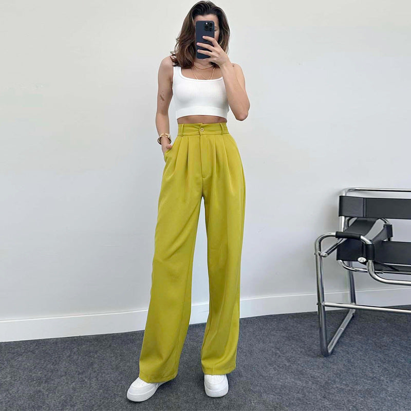 Straight Luxe – Le Pantalon Élégant à Coupe Droite