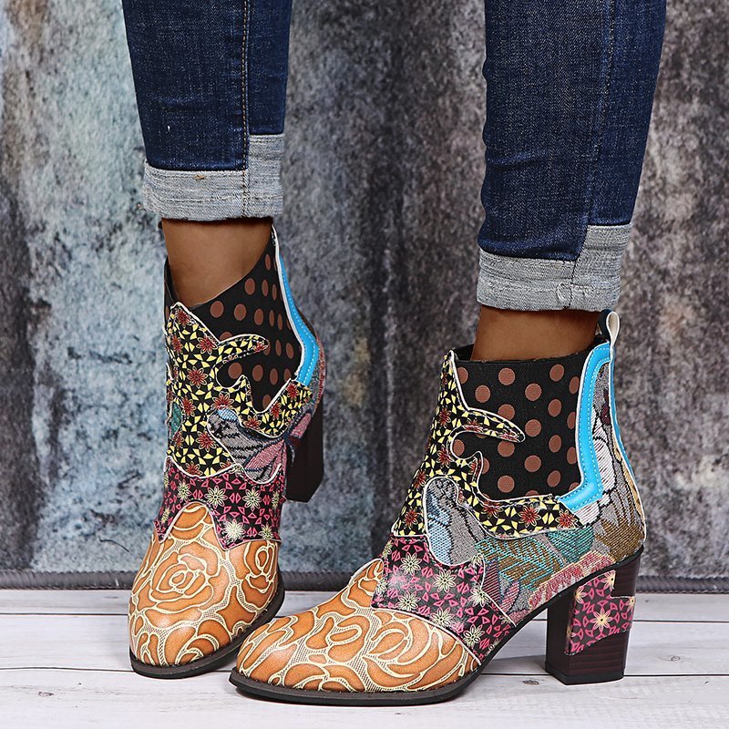 Fashion Thick-Heeled – Explosion of style &amp; statement heel
