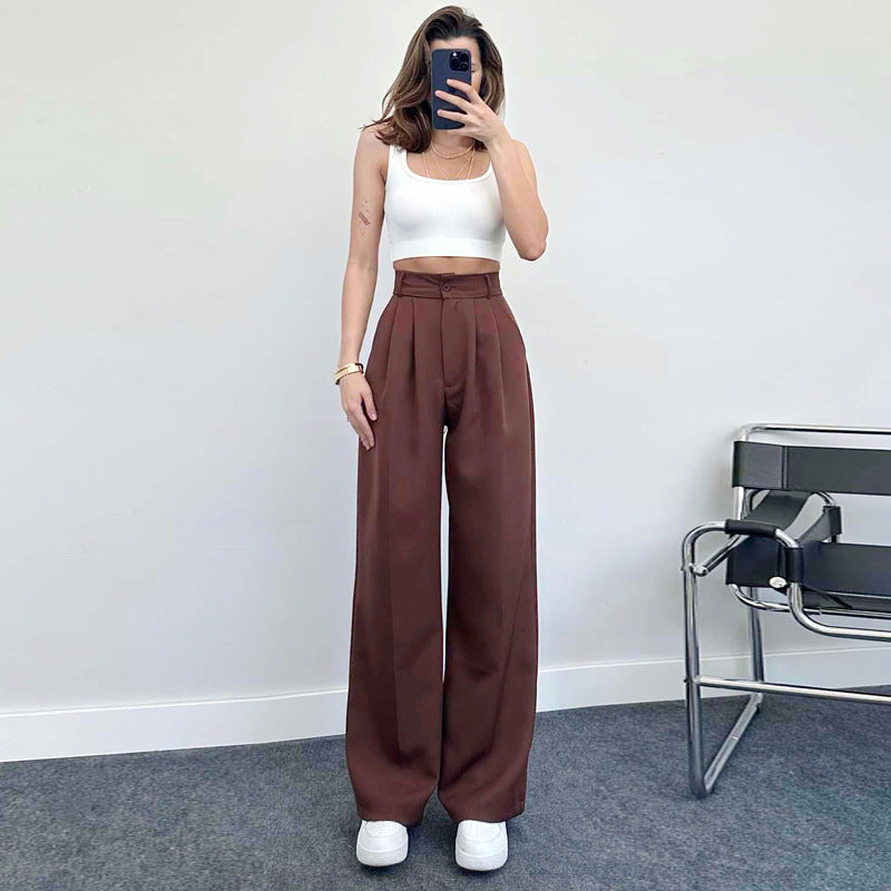 Straight Luxe – Le Pantalon Élégant à Coupe Droite