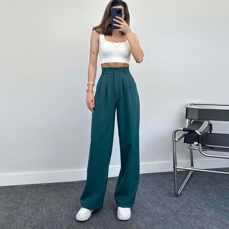 Straight Luxe – Le Pantalon Élégant à Coupe Droite