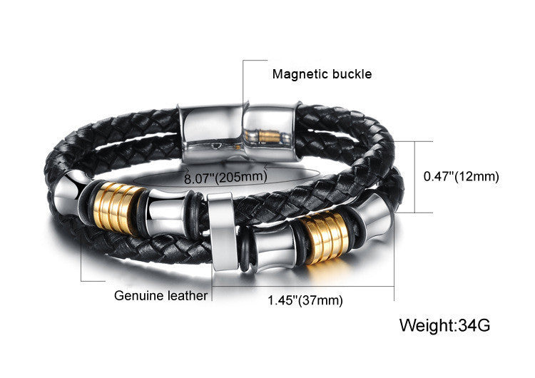 Magnetic Buckle – Le Bracelet Cuir & Puissance Magnétique