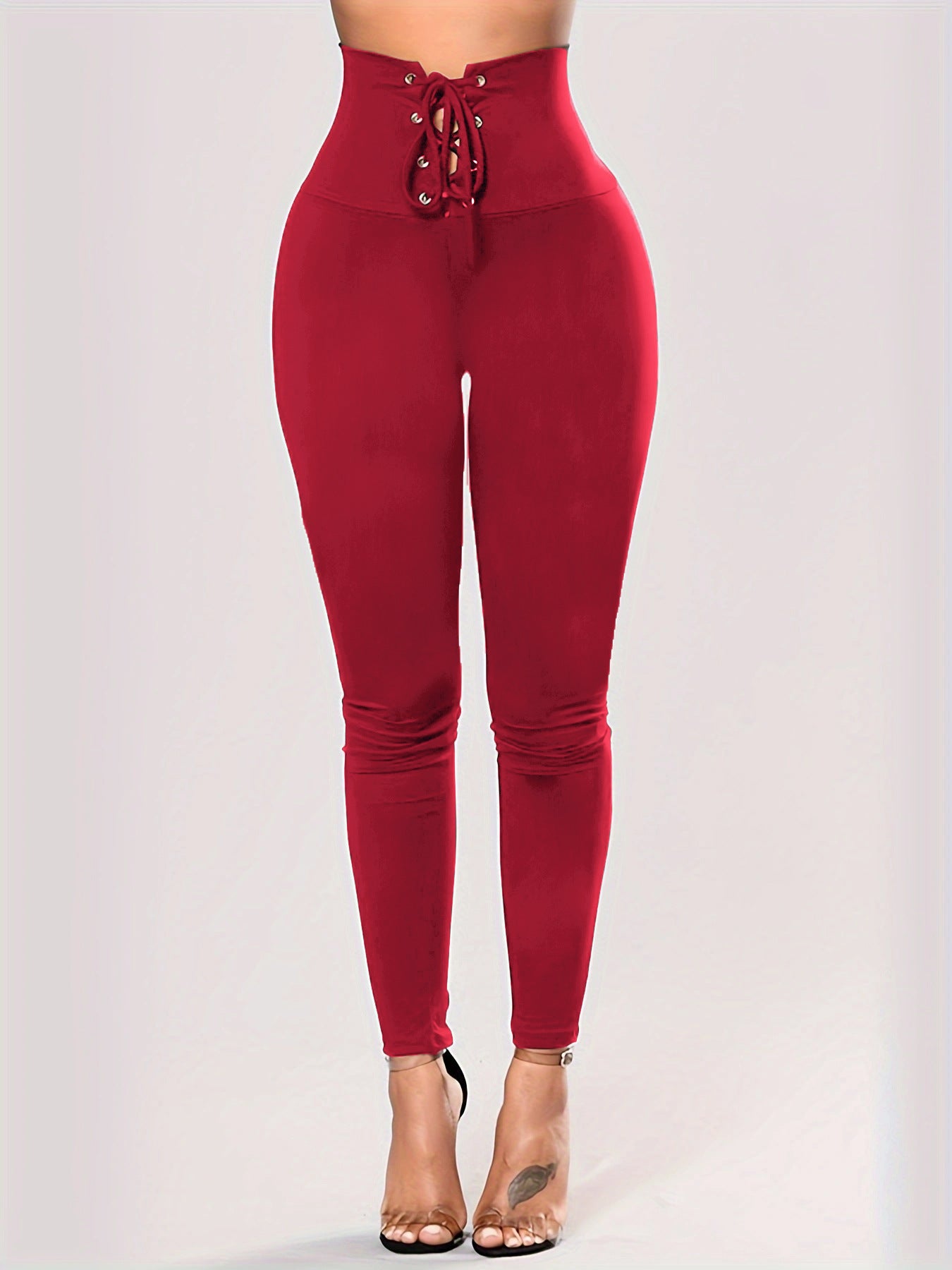 Lace-up Belly – Le Pantalon Sculptant au Style Audacieux