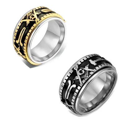 Anillos masónicos de acero