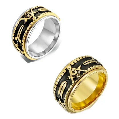 Anillos masónicos de acero