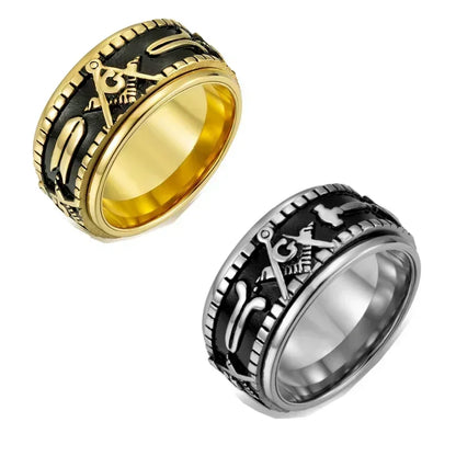 Anillos masónicos de acero
