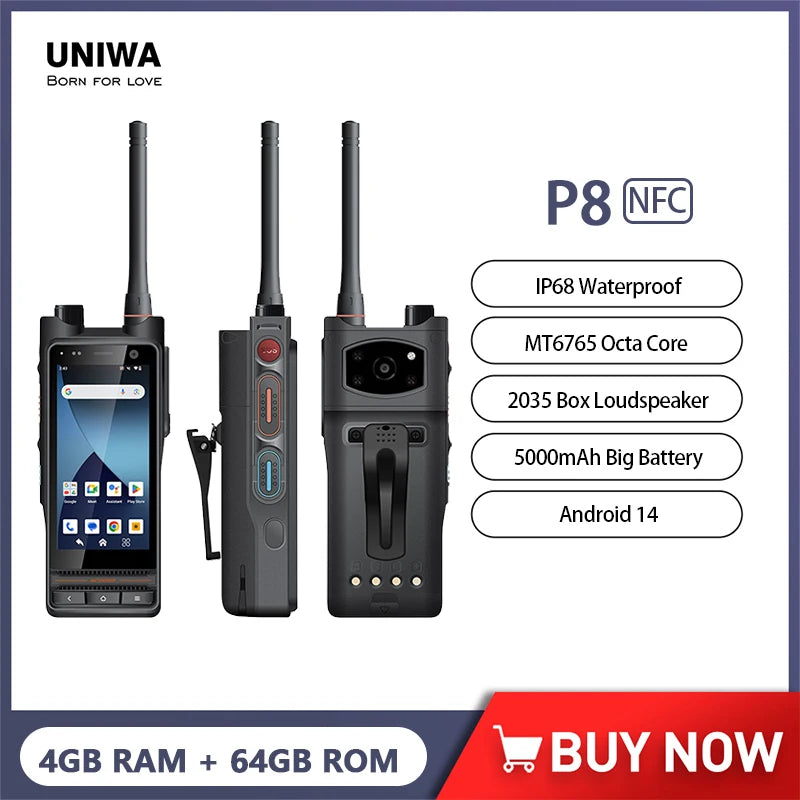 UNIWA P8 4W DMR/Analog Dual Mode Walkie Talkie