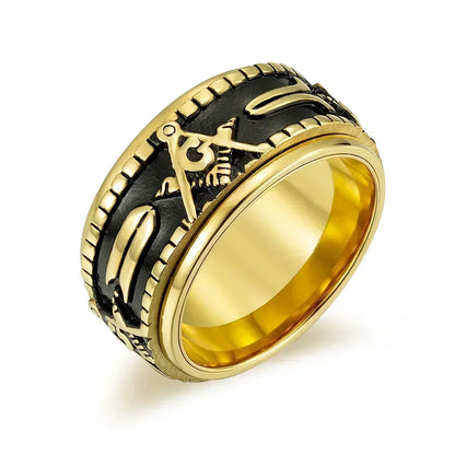 Anillos masónicos de acero