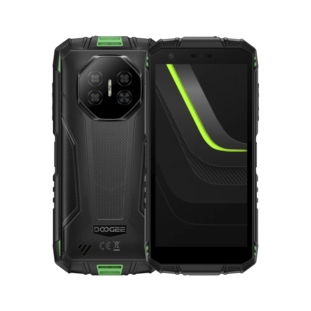 DOOGEE Fire 3 – Android 15, Batterie 8 350 mAh, 12 Go RAM, NFC, IP68, Écran 5,5”