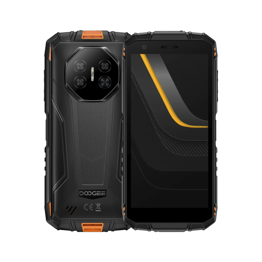 DOOGEE Fire 3 – Android 15, Batterie 8 350 mAh, 12 Go RAM, NFC, IP68, Écran 5,5”