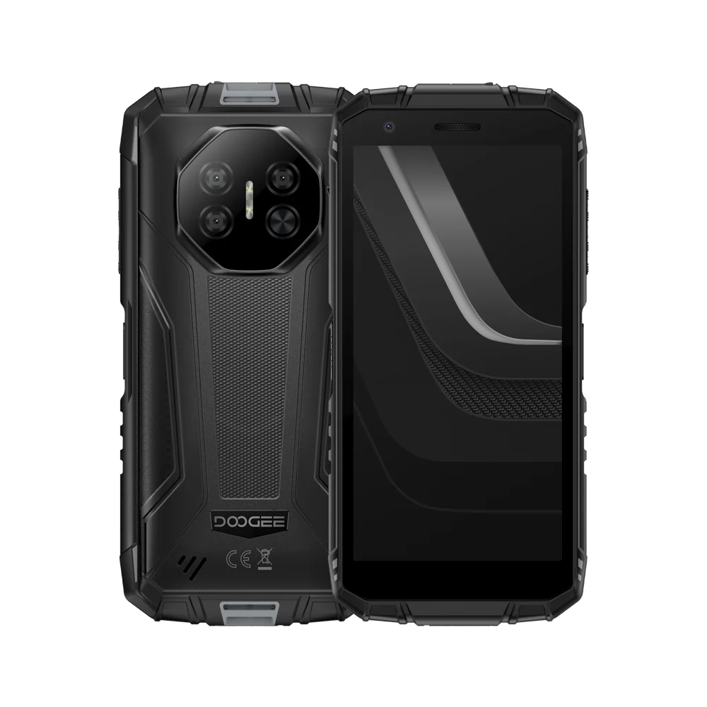 DOOGEE Fire 3 – Android 15, Batterie 8 350 mAh, 12 Go RAM, NFC, IP68, Écran 5,5”