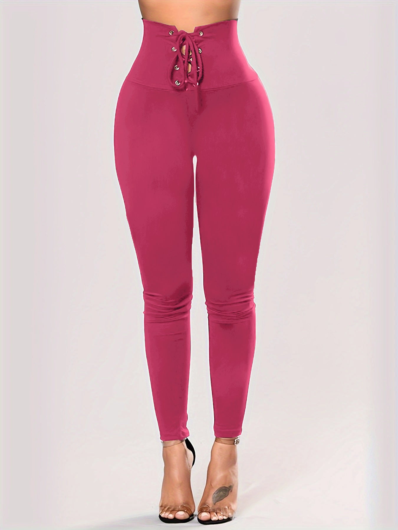 Lace-up Belly – Le Pantalon Sculptant au Style Audacieux