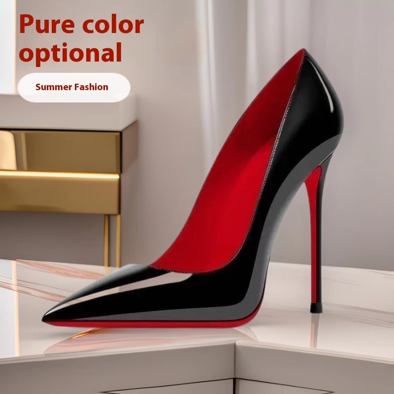 Stiletto – Iconic Red Sole Heels for a Confident Step