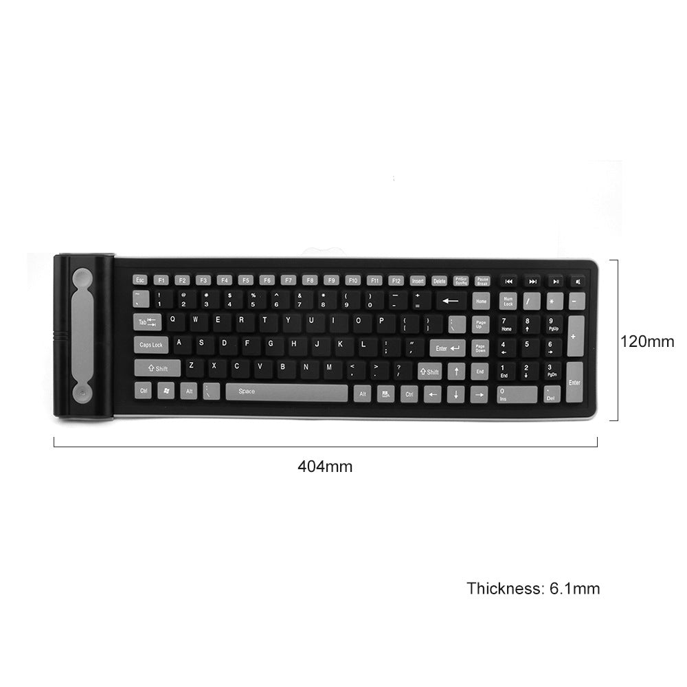 Clavier Pliable Sans Fil 2.4G